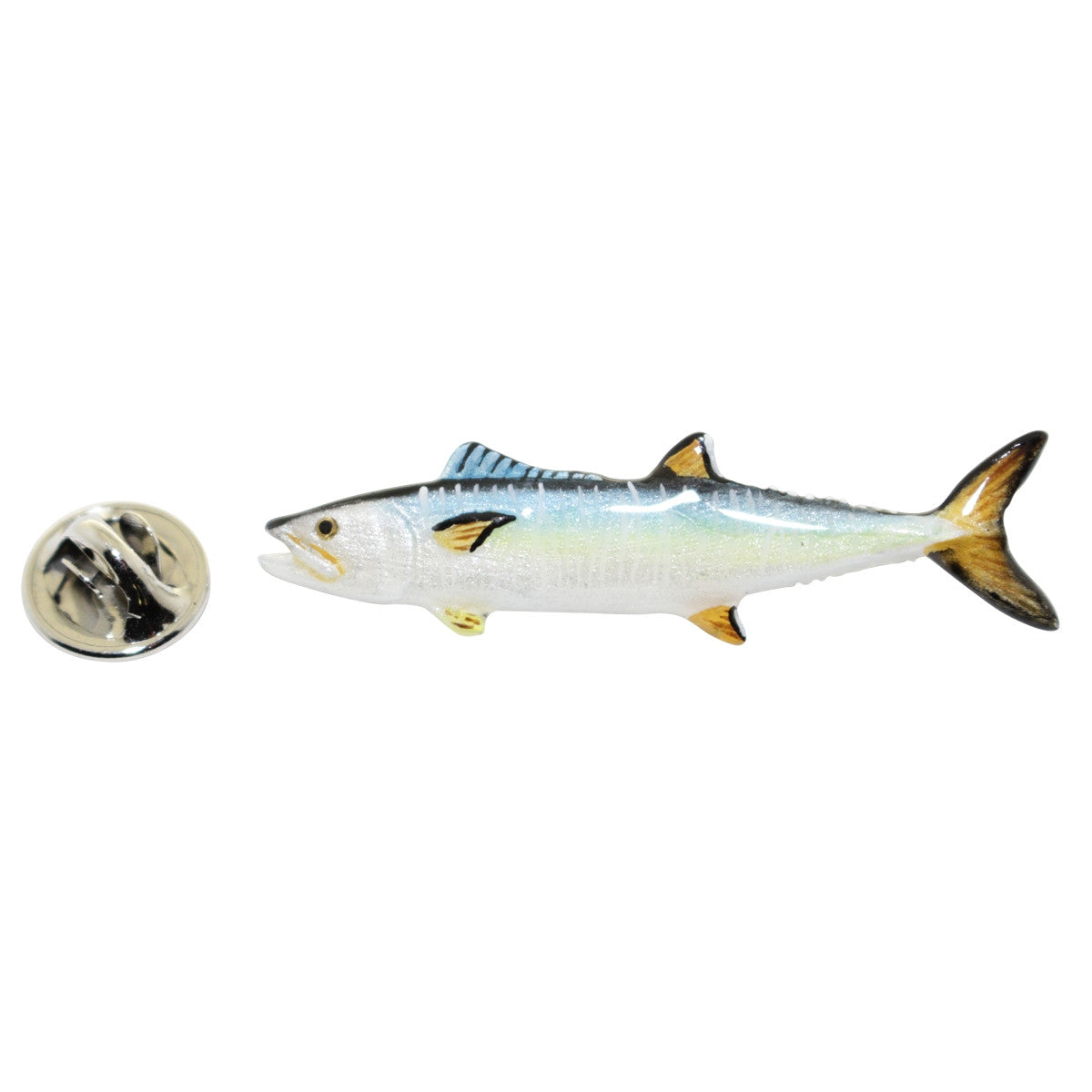 King Mackerel Pin ~ Hand Painted ~ Lapel Pin ~ Hand Painted Lapel Pin ~ Sarah's Treats & Treasures